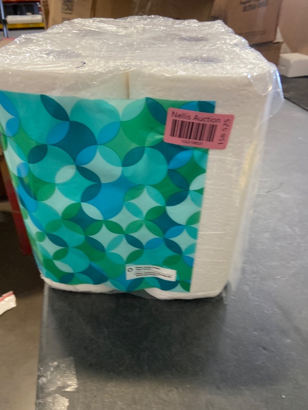 Photo 3 of Amazon Brand - Presto! Flex-a-Size Paper Towels, 158 Sheet Huge Roll, 6 Count (Pack of 1), 6 Huge Rolls = 19 Regular Rolls