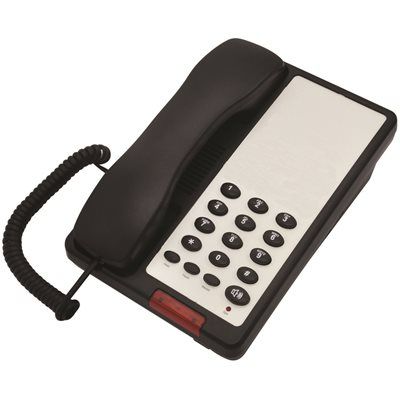 Photo 1 of Lodging Star 1-Line Corded Phone in Black