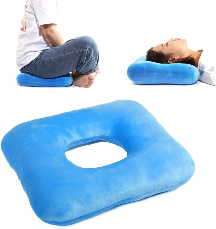 Photo 1 of Donut Pillow Tailbone Pain Relief Cushion Bed Sores,Butt Donut Pillow Anti-Decubitus Pad-Breathable for Hemorrhoids,After Surgery,Pregnancy, Pressure Sores.
