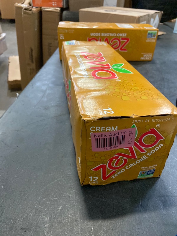 Photo 3 of Zevia Zero Calorie Soda, Cream Soda, 12 Ounce Cans (Pack of 12) Cream Soda 12 Fl Oz (Pack of 12)