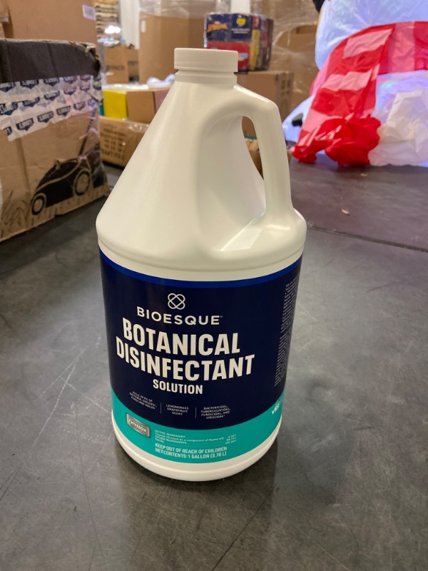 Photo 2 of Bioesque Botanical Disinfectant Solution, Heavy Duty Broad-Spectrum Disinfectant, Kills 99.9% of Bacteria, Viruses*, Fungi, & Molds, 1 Gallon (Pack of 1)