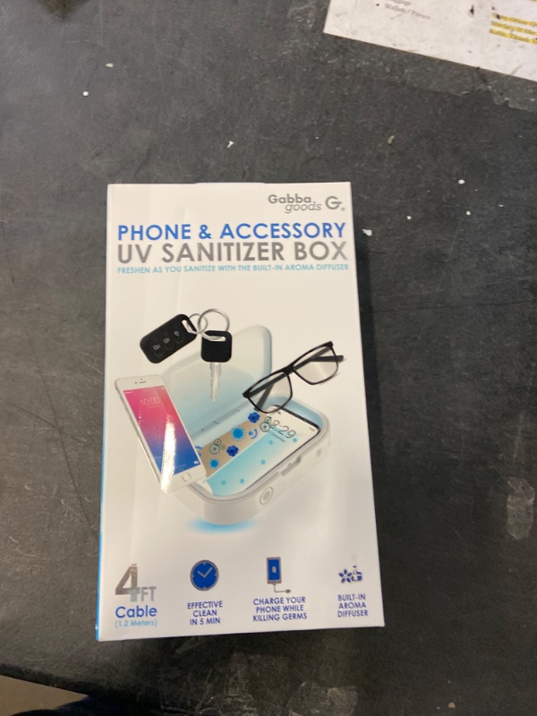 Photo 2 of Phone and Accessory UV Sanitizer Box
