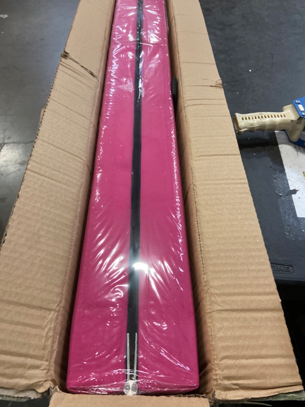 Photo 2 of ZELUS 8 ft /9.5 ft Folding Gymnastics Balance Beam