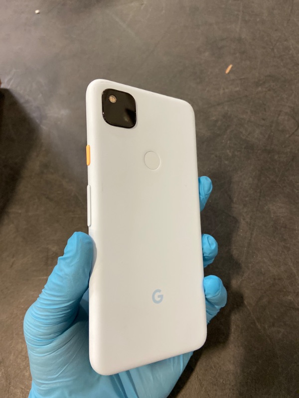 Photo 3 of Google Pixel 4a - Unlocked Android Smartphone - 128 GB of Storage - Up to 24 Hour Battery - Barely Blue

