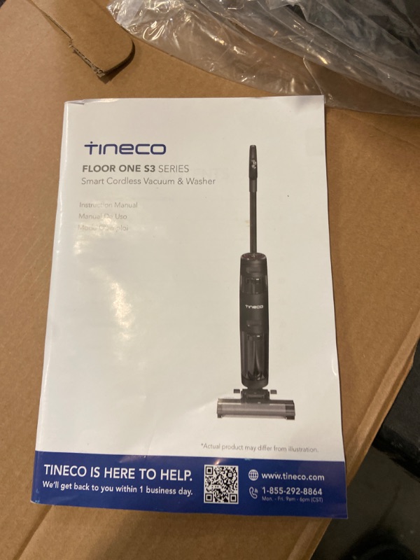 Photo 3 of Tineco Floor ONE S3 Breeze Cordless Hardwood Floors Cleaner, Lightweight Wet Dry Vacuum Cleaners for Multi-Surface Cleaning with Smart Control System