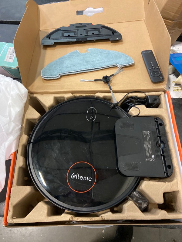 Photo 2 of Ultenic Robot Vacuum and Mop Combo, D6s Robot Mop with Sonic Mopping, Robotic Vacuums 3000Pa Suction, Carpet Boost, Self Charging, App/Alexa/Remote Control, Ideal for Pet Hair, Hard Floor and Carpet
