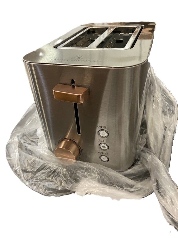 Photo 2 of BergHOFF Ouro Gold 2 Slice Stainless Steel Toaster 850W
