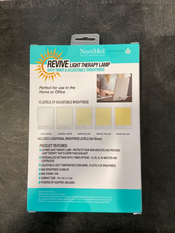 Photo 3 of Nuvomed REVIVE Light Therapy Lamp