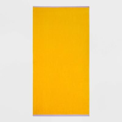 Photo 1 of WOW Reversible Beach Towel Yellow - Sun Squad™
