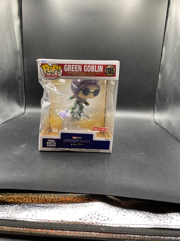 Photo 2 of Funko POP! Deluxe: Spider-Man No Way Home - Green Goblin Bobble Head (Target Exclusive)
