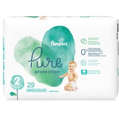Photo 1 of Pampers Pure Diapers Size Newborn 31 Count 
