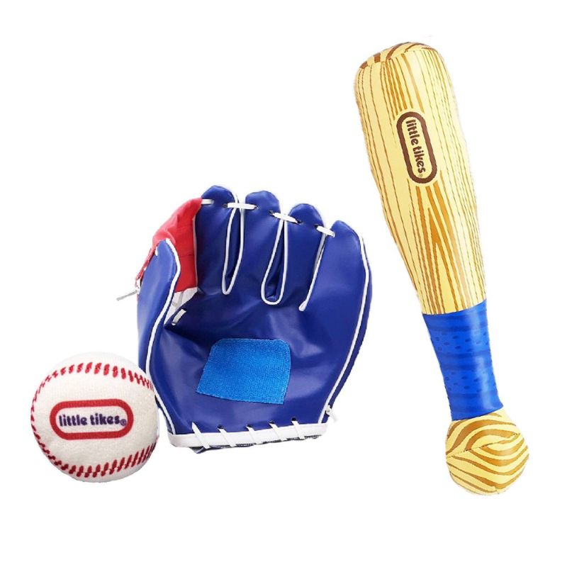 Photo 1 of Little Tikes Baseball Starter Set Childs Beginners Sports Ball Bat Glove Boys Girls Ages 3 and up
