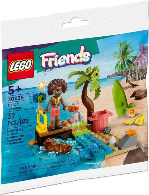 Photo 1 of LEGO Beach Cleanup Friends Bag Set of 7
