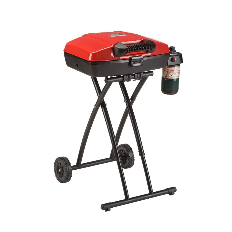 Photo 1 of Coleman Portable Sportster 1-Burner Propane Grill with 11 000 BTUs Red
