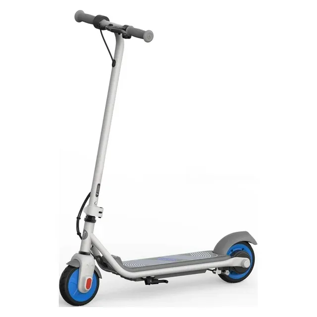 Photo 1 of Segway C9 Folding Electric Scooter For Teens and Kids, Blue | 11 mph | 6.2 mi Range | 150W Motor | 132 lb weight limit | Spring Suspension | Thumb Throttle
