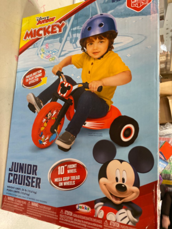 Photo 2 of Mickey Mouse 10" Fly Wheel Kids' Trike with Sounds
