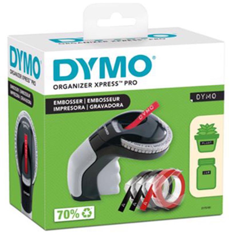 Photo 1 of DYMO 2175191 Organizer Xpress Pro 3.1 in. X 8.3 in. X 2.6 in. Label Maker - Black/White
