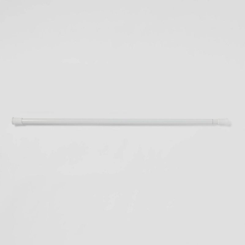 Photo 1 of 72" Shower Tension Rod White - Room Essentials™
