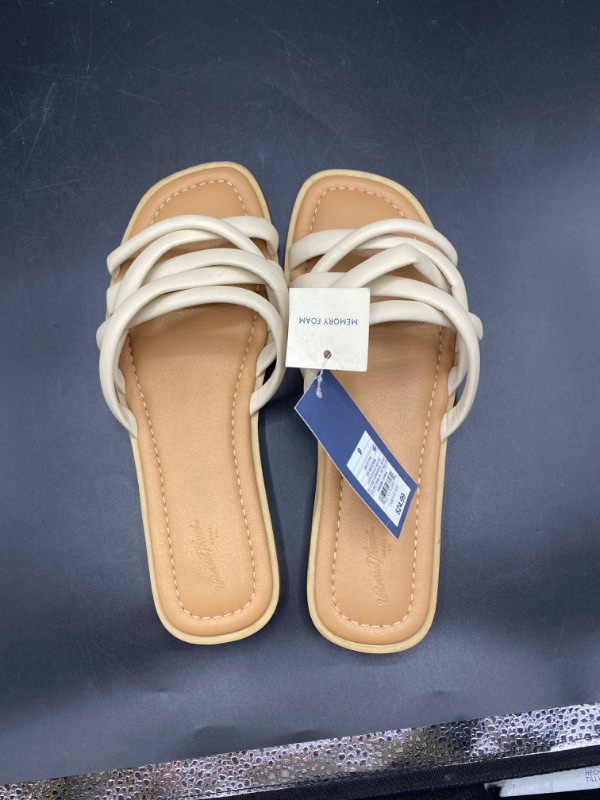 Photo 2 of Women's Rian Slide Sandals - Universal Thread Off-White 9
