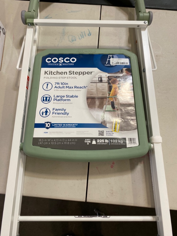 Photo 2 of COSCO 2-Step Household Folding Steel Step Stool
