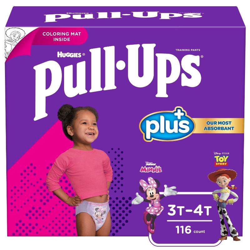 Photo 1 of Pull-Ups Girls Potty Training Pants Size 5 3T-4T 84 Ct
