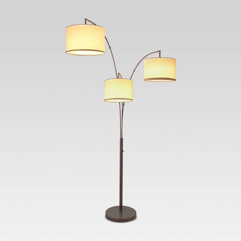 Photo 1 of Avenal Shaded Arc Floor Lamp Bronze - Project 62™
