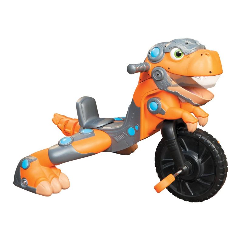 Photo 1 of Little Tikes Chompin Dino Trike Toddler Tricycle Realistic Dinosaur Sounds Adjustable Seat Kids Girls Boys Ages 3-5
