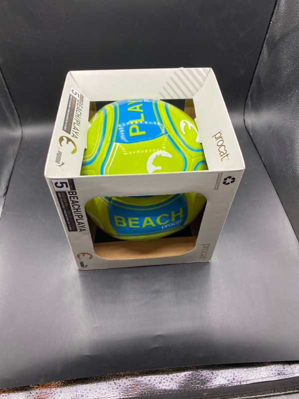 Photo 2 of ProCat Size 5 Beach Soccer Ball - Green
