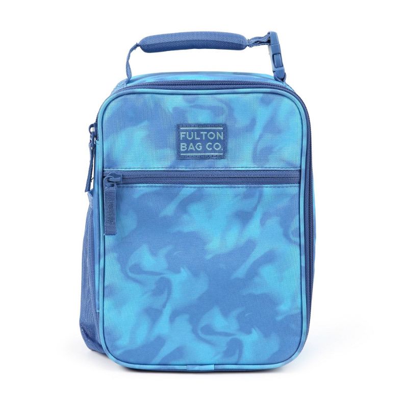 Photo 1 of Fulton Bag Co. Upright Lunch Bag - Blue Marble
