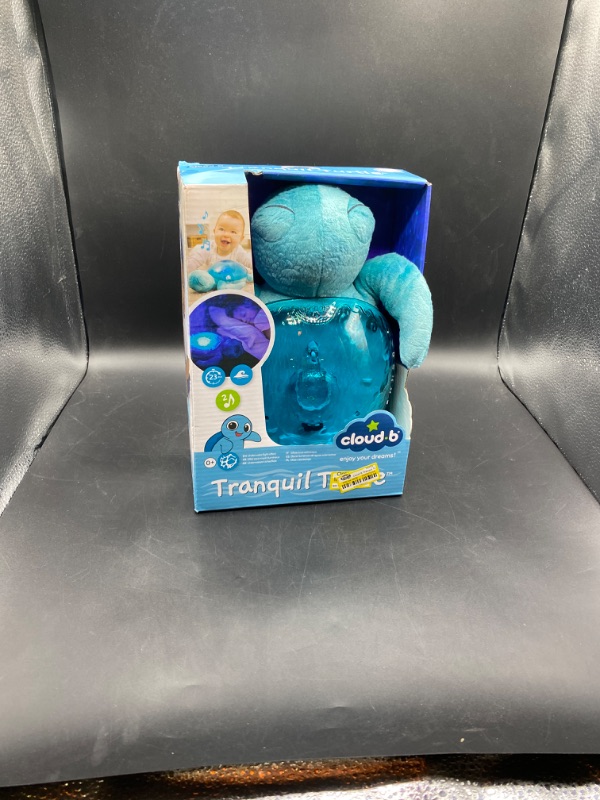 Photo 2 of Cloud B Tranquil Turtle Sound Machine and Nightlight Toy - Aqua
