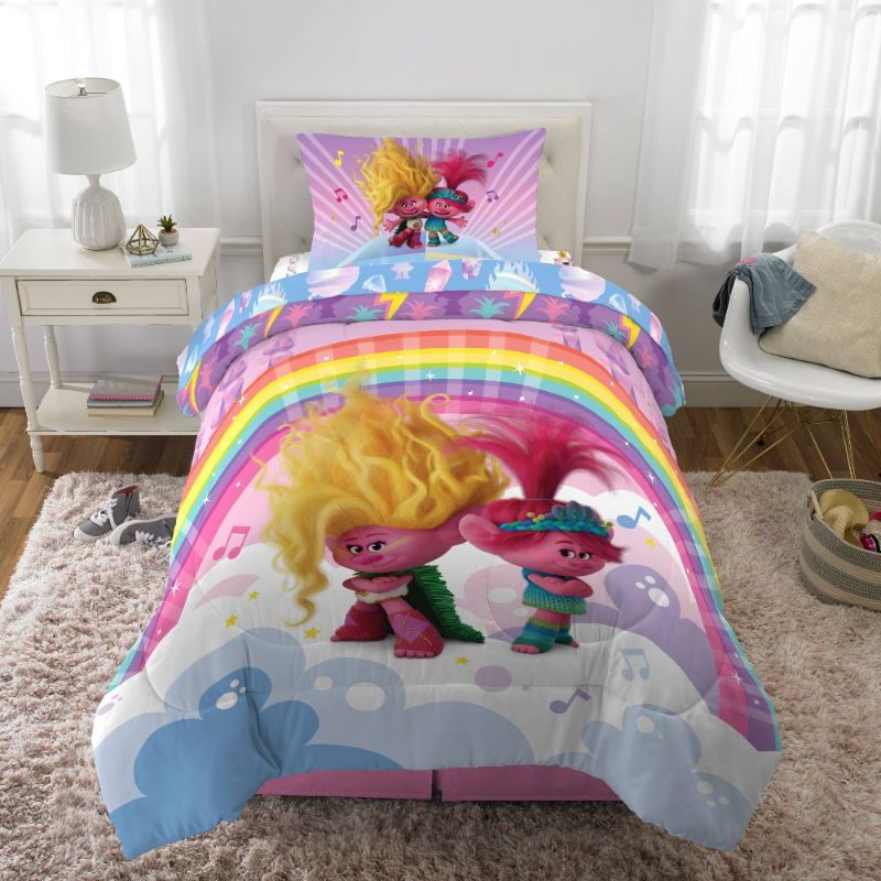 Photo 1 of Twin Trolls 3 Reversible Kids' Comforter
