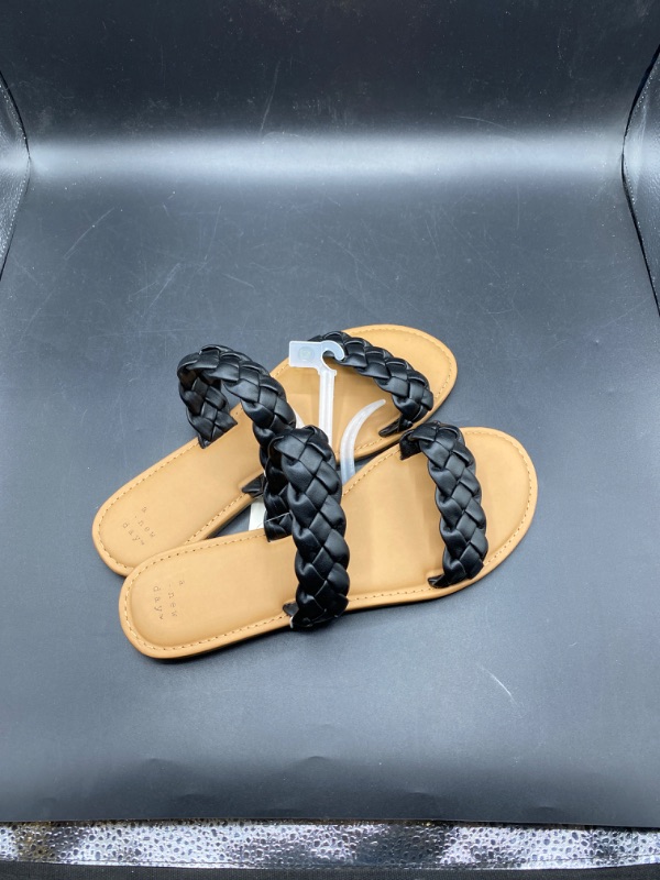 Photo 1 of Women's Lucy Braided Slide Sandals - a New Day™ Black 11
