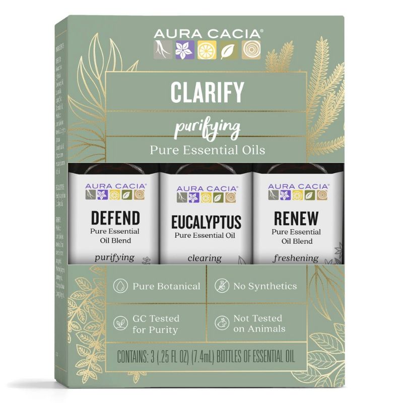 Photo 1 of 3pk Clarify Multi Essential Oil Set - Aura Cacia
