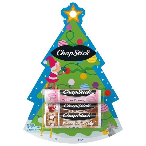 Photo 1 of Chapstick Sugar Cookie Cotton Candy Hot Chocolate and Cake Batter Kids Lip Balm - 4ct
