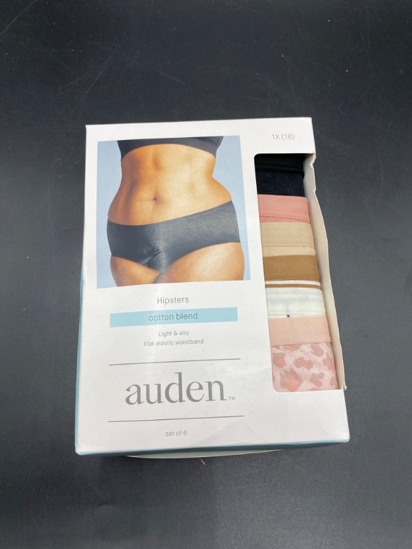Photo 2 of Women's 6pk Briefs - Auden™ Print Mix 1X
