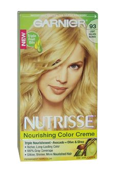 Photo 1 of Garnier Nutrisse Nourishing Hair Color Creme 093 Light Golden Blonde Honey Butter
