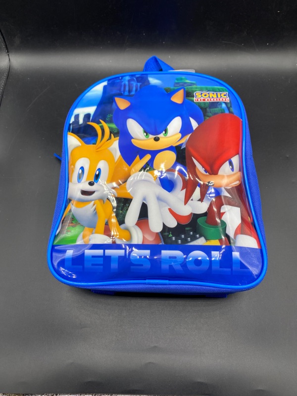Photo 2 of Sonic the Hedgehog Backpack 11 Mini Toddler Sega Knuckles Tails Let S Roll
