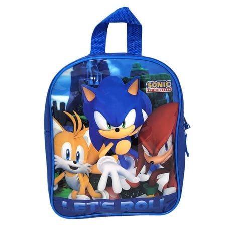 Photo 1 of Sonic the Hedgehog Backpack 11 Mini Toddler Sega Knuckles Tails Let S Roll
