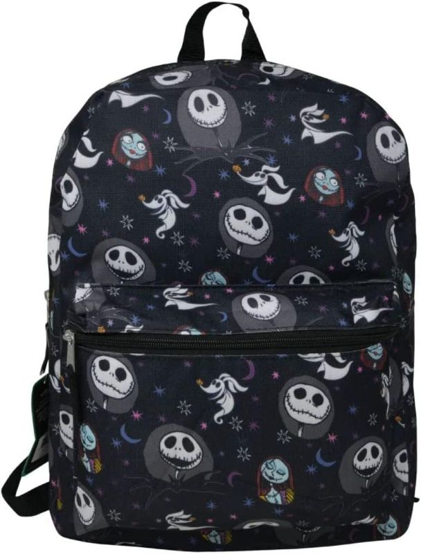 Photo 1 of Jack Skellington Backpack 16 All Over Print Nightmare Before Christmas Zero
