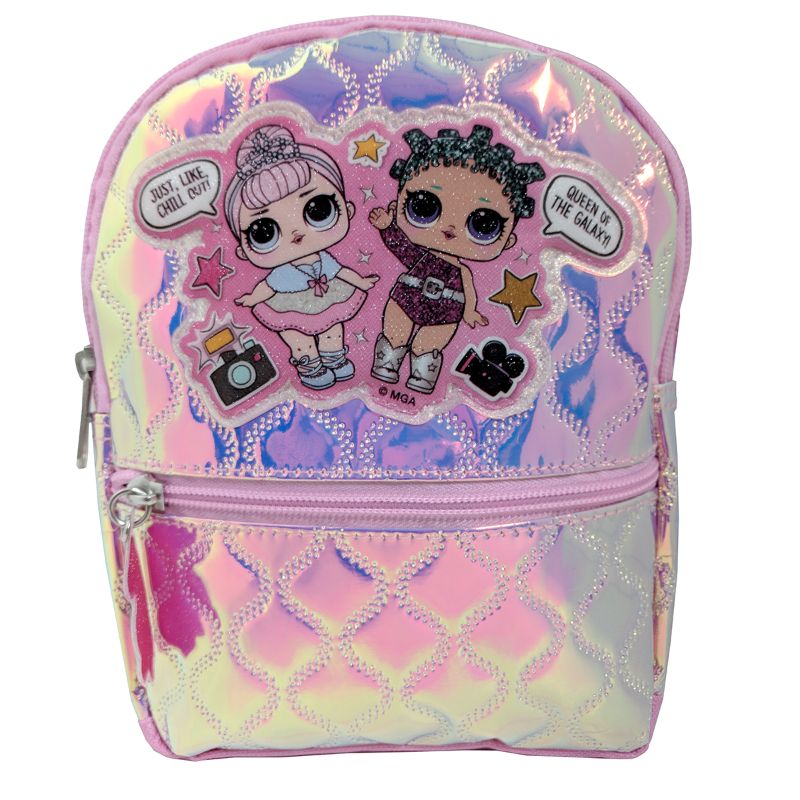 Photo 1 of LOL Surprise Mini 9 Quilted Backpack Pink Cosmic Queen Center Stage
