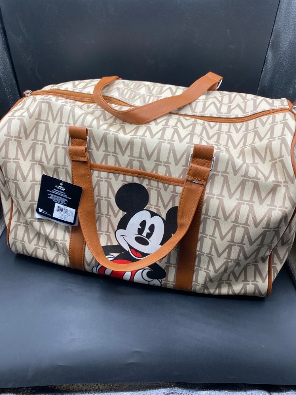 Photo 2 of Micky Mouse PU Deluxe Duffle Bag
