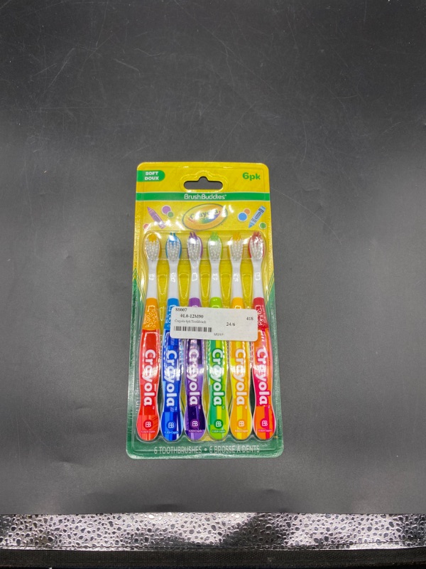 Photo 1 of Crayola 6 pack toothbrush