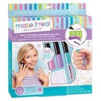 Photo 1 of Paint & Sparkle Mermaid Nail Art Kids Nail Polish and Manicure Kit
