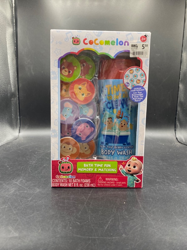 Photo 1 of Cocomelon Bath Time Fun Memory and Matching for Kids
