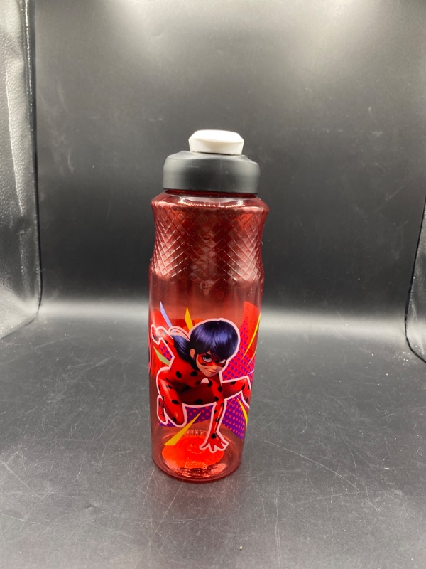 Photo 2 of Miraculous Ladybug 30 Oz. Kids BPA Free Water Bottle
