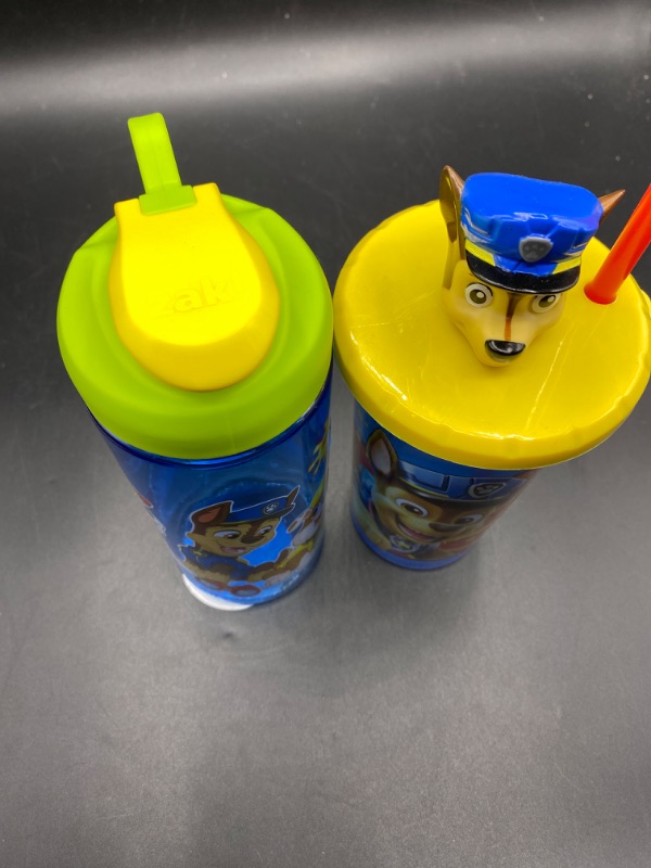 Photo 1 of Paw Patrol water bottle and cup duo