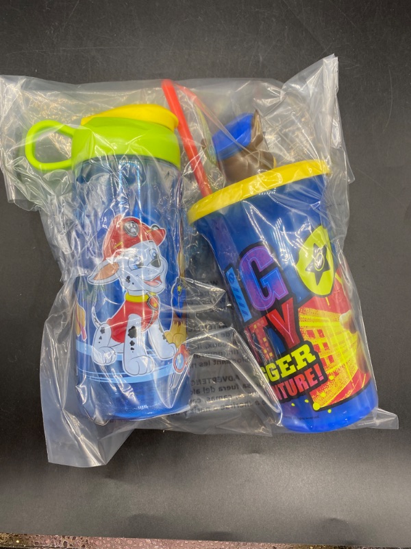 Photo 2 of Paw Patrol water bottle and cup duo