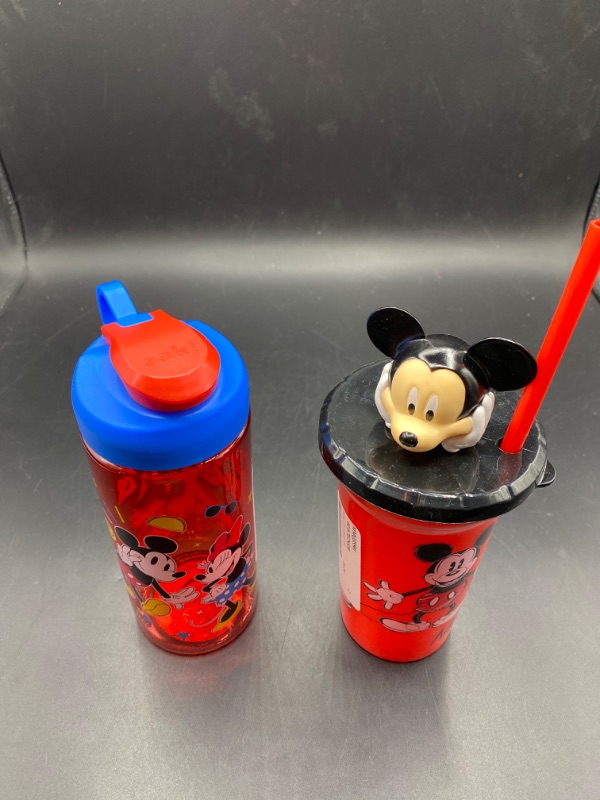 Photo 1 of Mickey Mouse Water bottle and cup duo