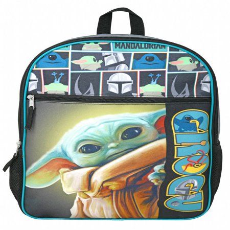 Photo 1 of Star Wars Mandalorian Grogu 16 Boys School Backpack with Pockets
