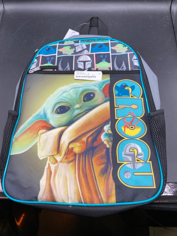 Photo 2 of Star Wars Mandalorian Grogu 16 Boys School Backpack with Pockets
